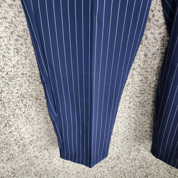 Chico’s navy pinstripe ankle dress pants size 2.5 - Picture 4 of 10